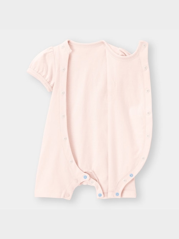 BABY(NEWBORN)カバーオール(半袖)(チェリー)+E