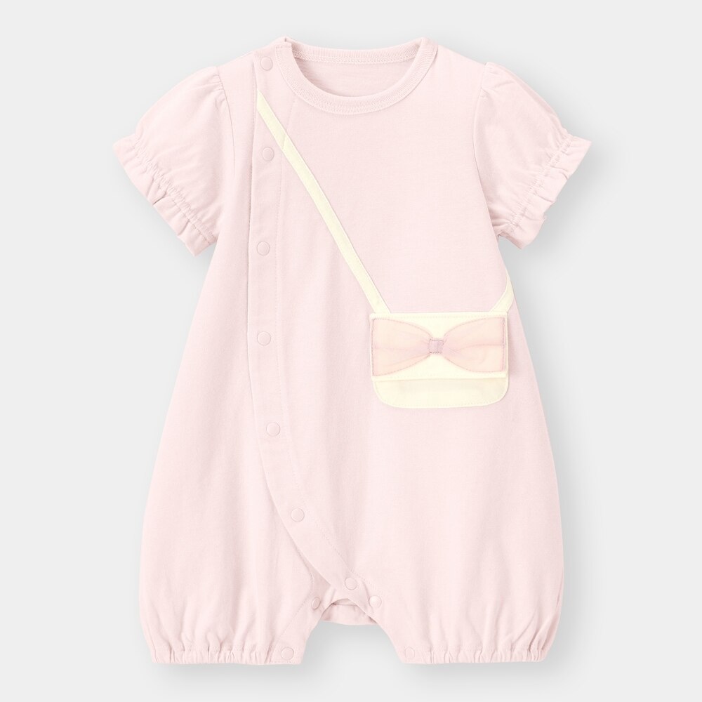 （GU）BABY(NEWBORN)カバーオール(半袖)(ポシェット)+Eのサムネイル