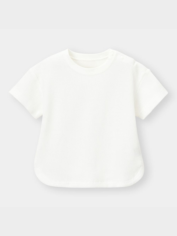 BABY(TODDLER)ワッフルクルーネックT(半袖)+E