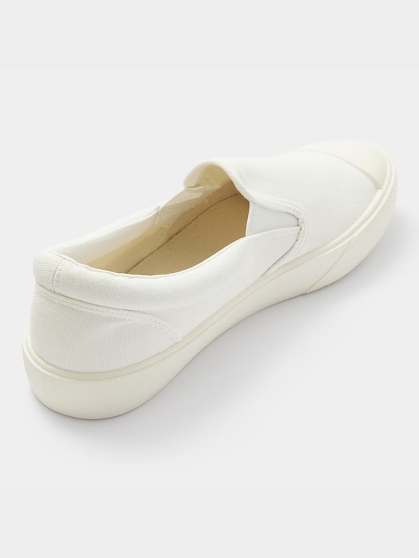 クリーンキャンバススリッポンシューズ