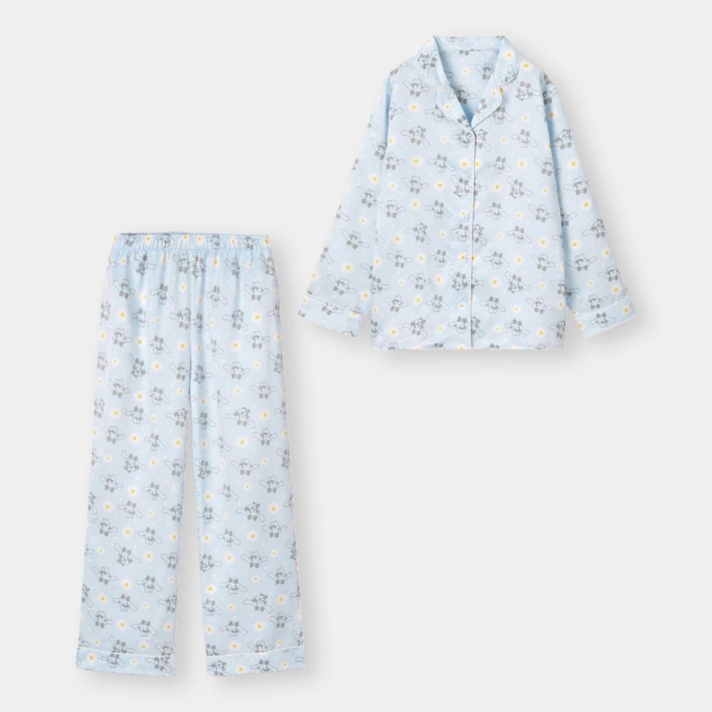 （GU）サテンパジャマ(長袖)SANRIO 1のサムネイル