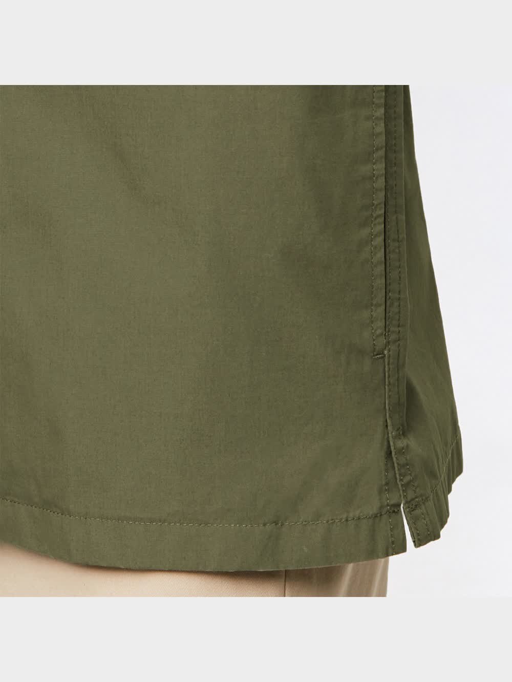 汐〜お気軽にメッセージください(^^) GU公式 | ミリタリーオーバーサイズシャツ(5分袖)+X