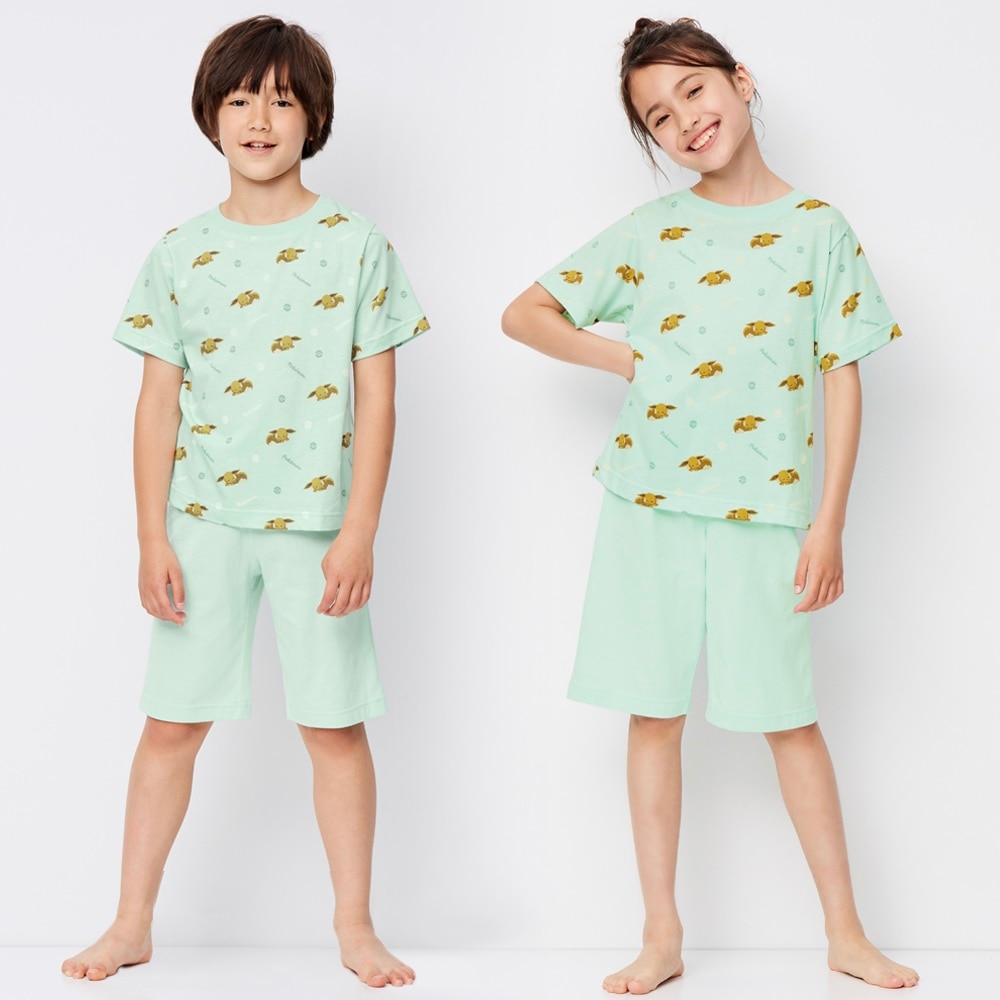 Gu公式 Kids 男女兼用 ラウンジセット 半袖 Pokemon At 4 ファッション通販サイト