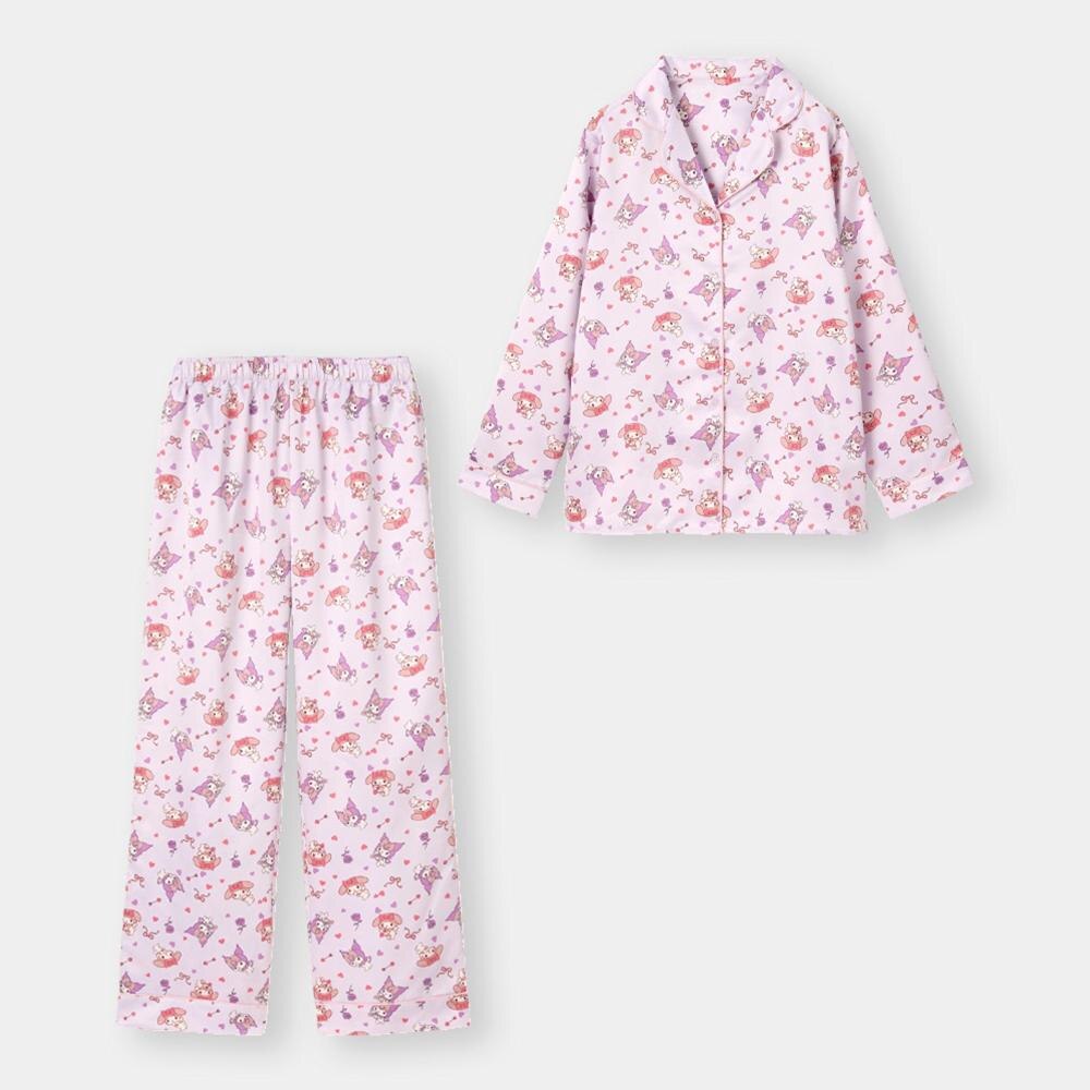 （GU）サテンパジャマ(長袖)SANRIO 2のサムネイル