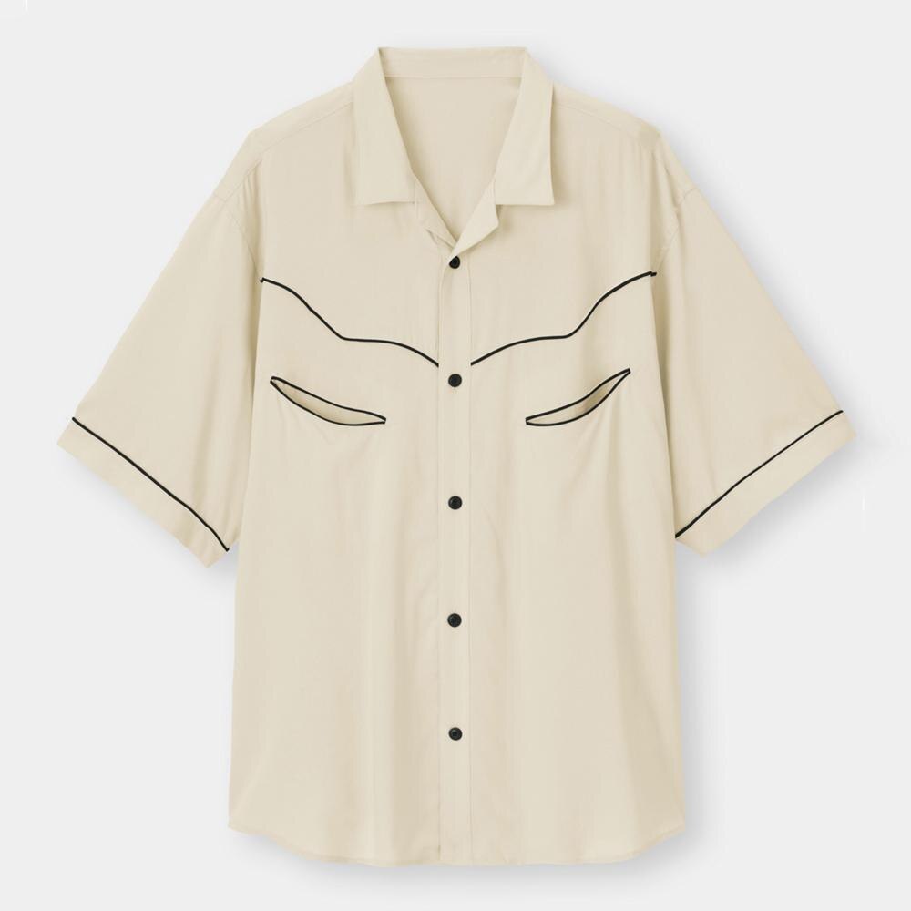 Gu公式 ウェスタンシャツ 5分袖 Nt E ファッション通販サイト