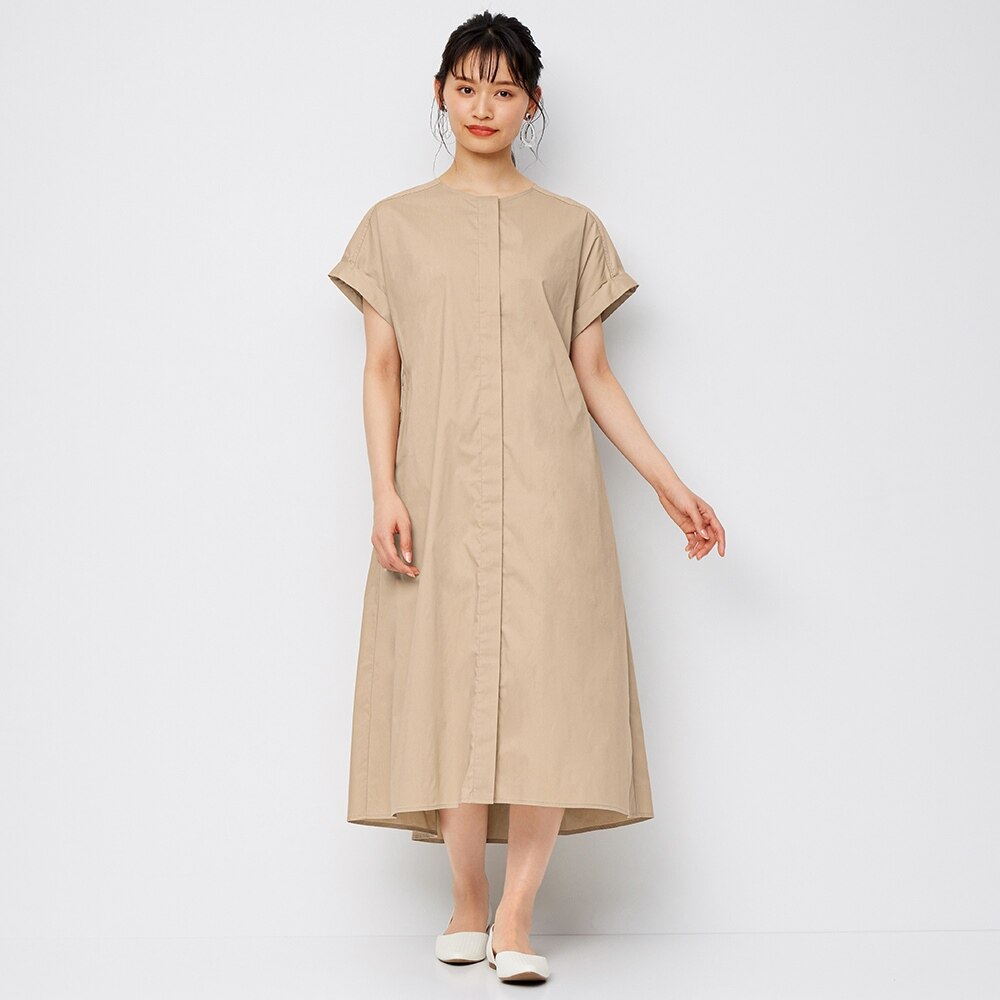 Gu公式 ベルテッドワンピース 半袖 Z E ファッション通販サイト
