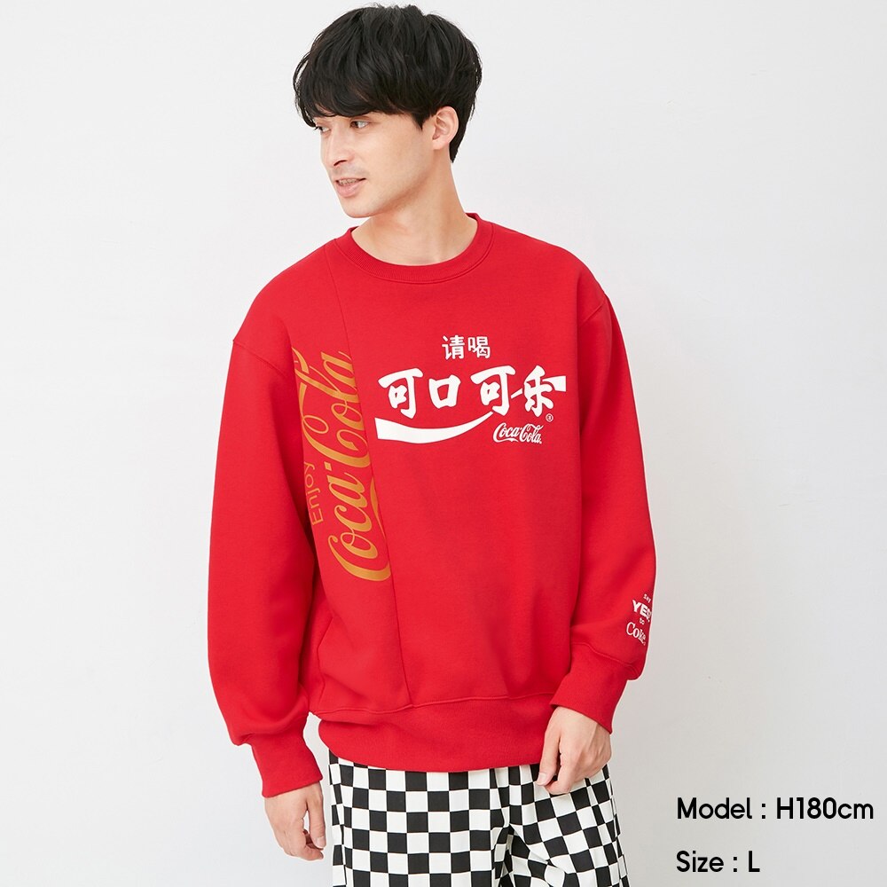 （GU）ビッグスウェットシャツ(長袖)Coca-Cola 3+Xのサムネイル