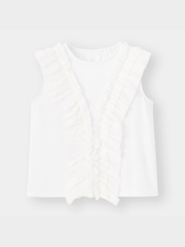 GIRLSラッフルコンビネーションプルオーバー(ノースリーブ)