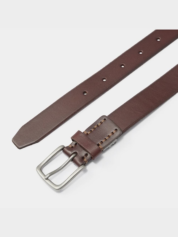 ベジタブルタンドレザーハンドステッチベルト(アジャスタブル)