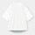 レイヤードビッグT(5分袖)Q-WHITE