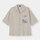 オープンカラーシャツ(5分袖)Keina Suda 1-GRAY