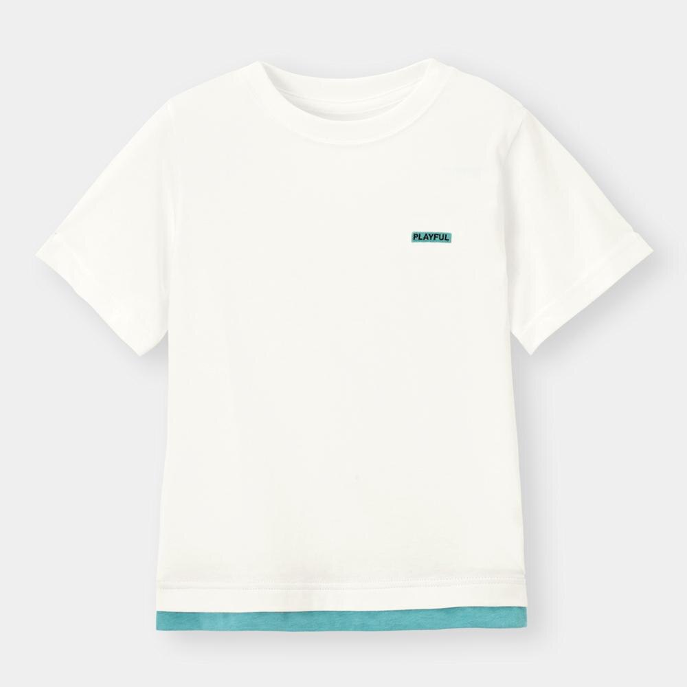 （GU）BOYSフェイクレイヤードT(半袖)のサムネイル