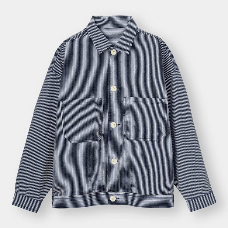 シェフジャケット ヒッコリー セットアップ可能 Gu ジーユー 公式通販オンラインストア