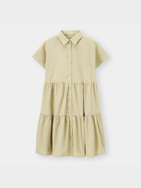 ティアードミニシャツワンピース(半袖)