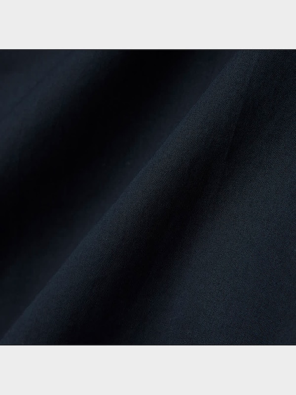 バンドカラーギャザーワンピース(半袖)OS