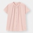 エアリーバンドカラーシャツ(半袖)-PINK