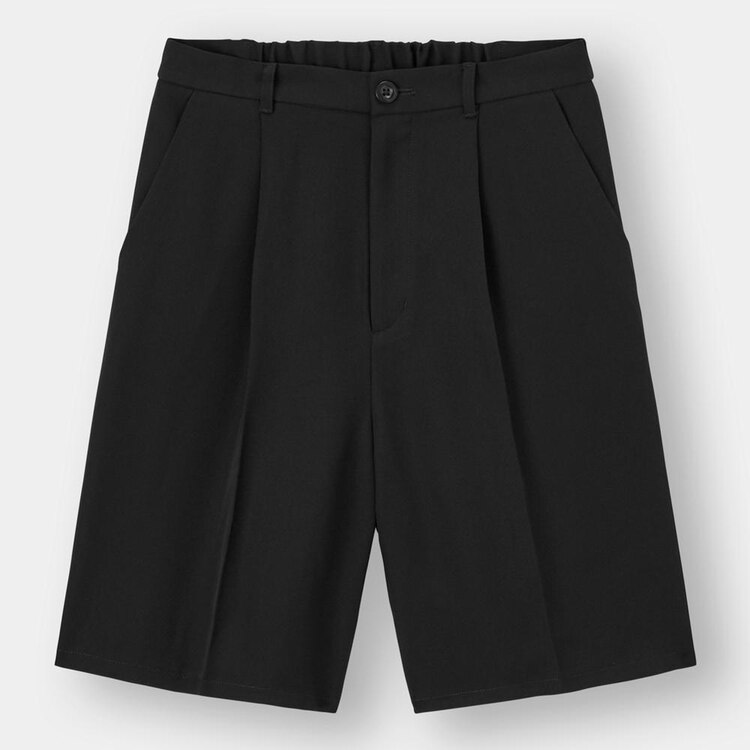 Gu公式 センタープレスバミューダパンツ ファッション通販サイト