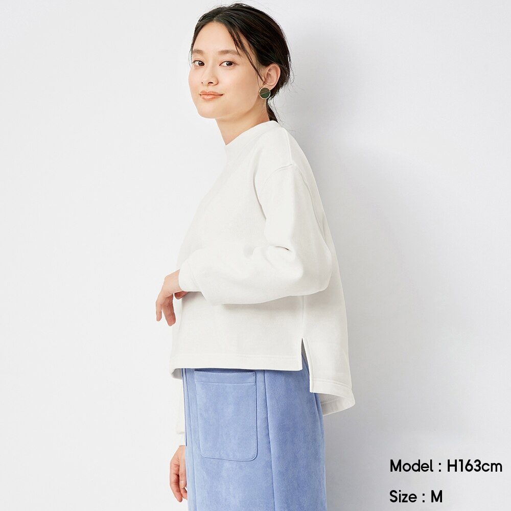 （GU）モックネックスウェットプルオーバー(長袖)のサムネイル