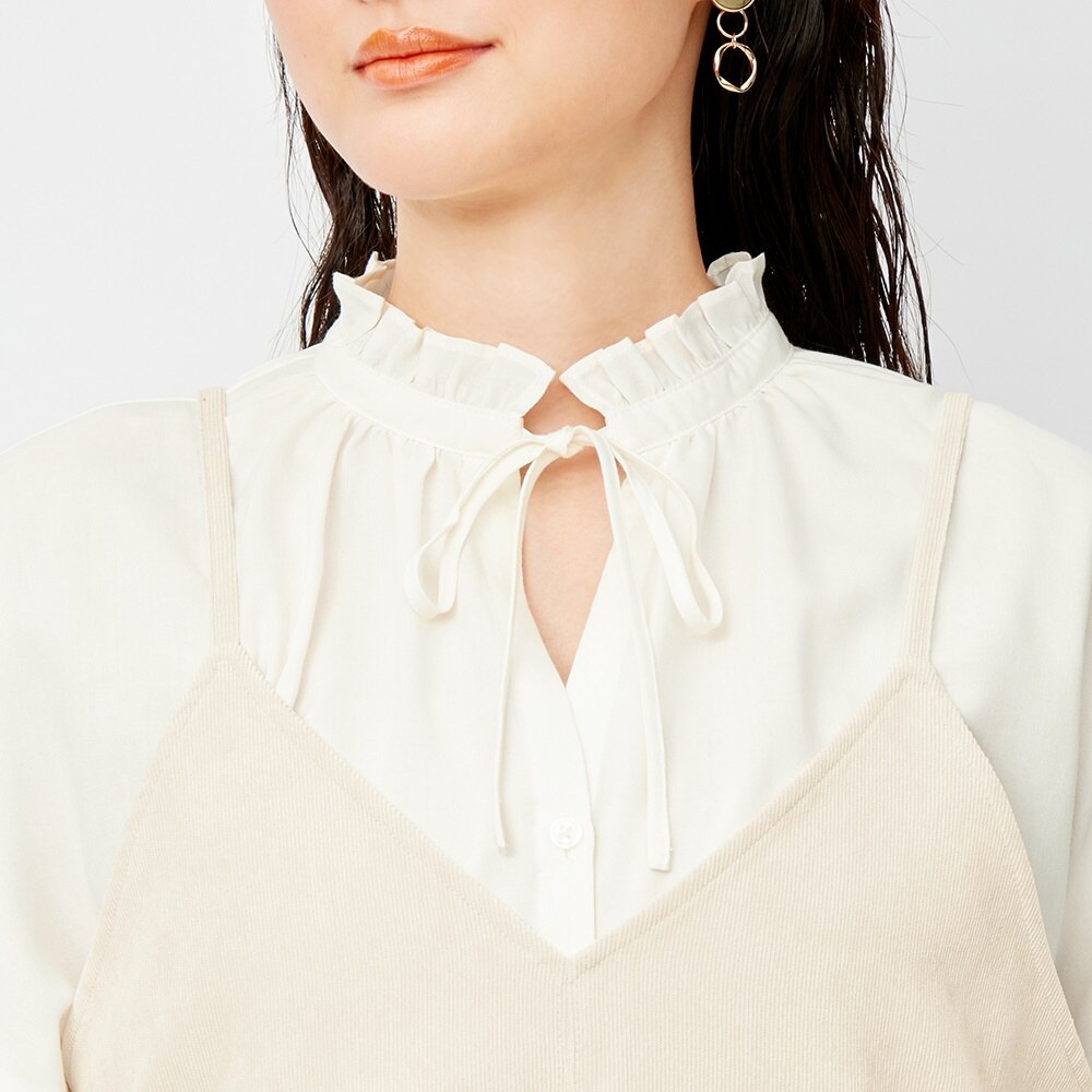 Gu公式 コーデュロイキャミソールワンピース ファッション通販サイト