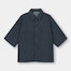 デニムシェフシャツ(5分袖)(セットアップ可能)