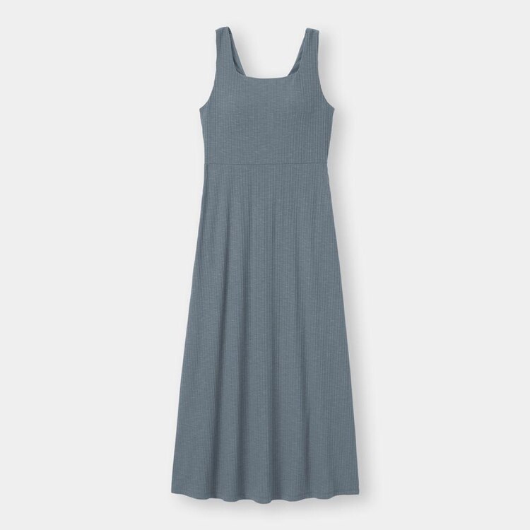 Gu公式 ブラフィールリブラウンジワンピース ノースリーブ ファッション通販サイト