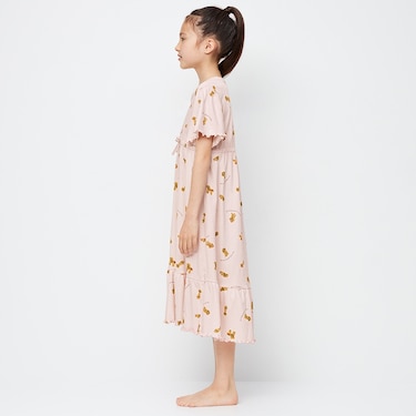 Gu公式 Girlsラウンジワンピース 半袖 トイプードル X ファッション通販サイト