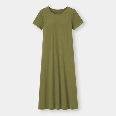 Gu公式 ブラフィールラウンジワンピース 半袖 E ファッション通販サイト