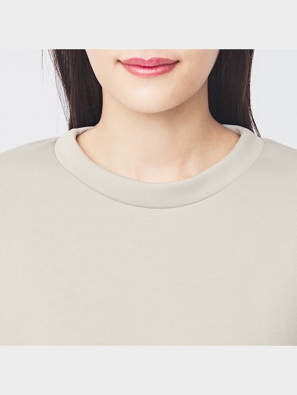 ダブルフェイススリットプルオーバー(長袖)