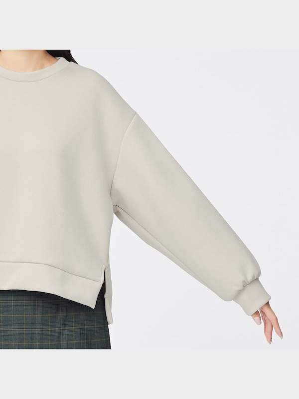 ダブルフェイススリットプルオーバー(長袖)