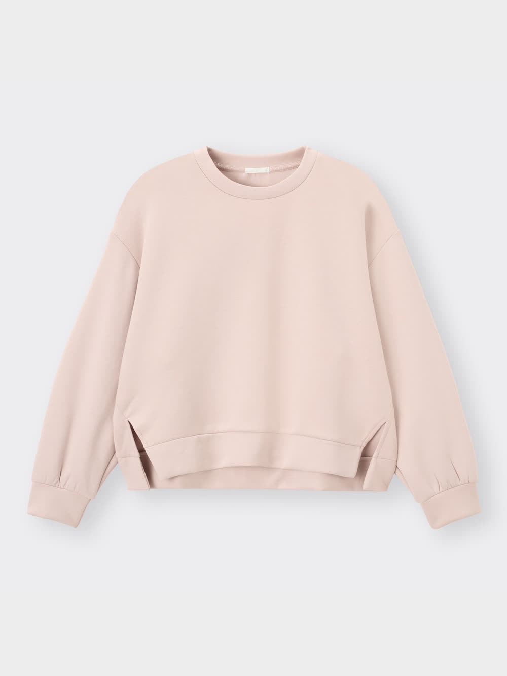 レトロホット昭和 GU公式 | ダブルフェイススリットプルオーバー(長袖)