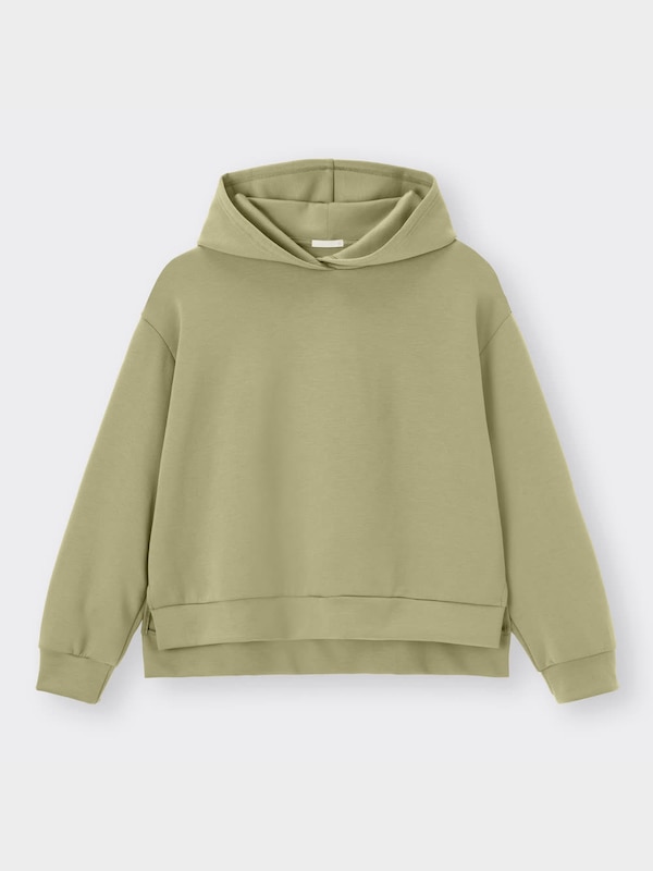 ダブルフェイススリットパーカ(長袖)