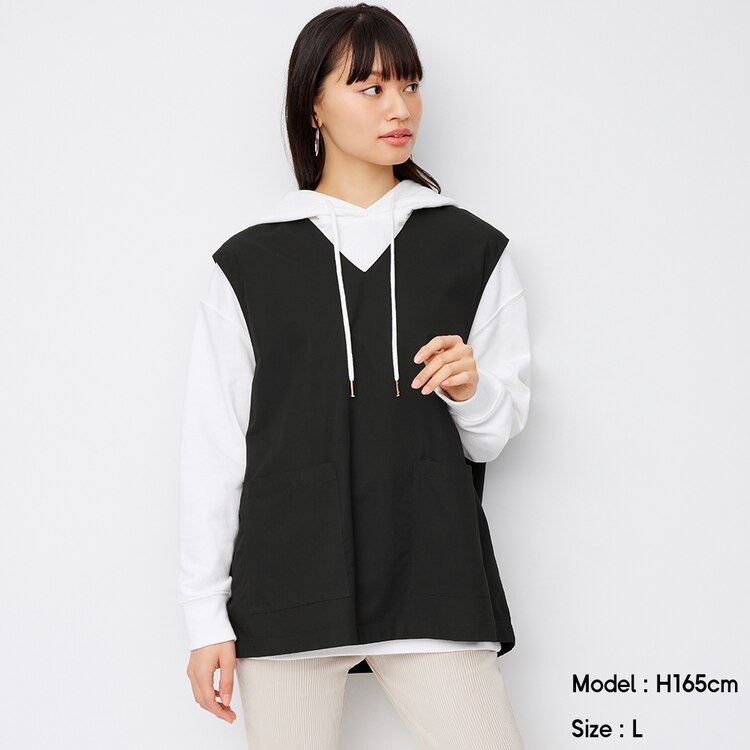 ダブルポケットvネックベストnt E セットアップ可能 Gu ジーユー 公式通販オンラインストア