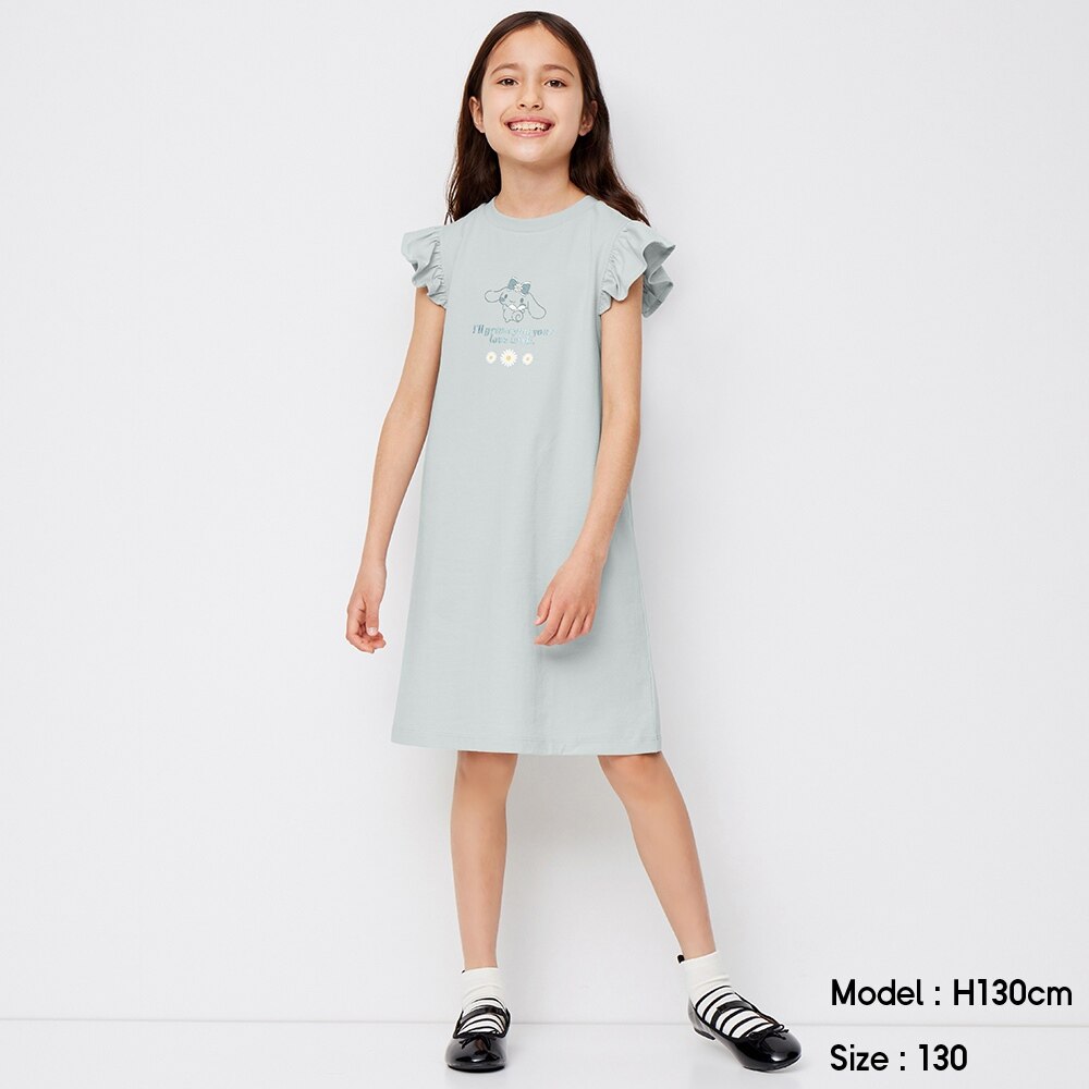（GU）GIRLSTワンピース(半袖)SANRIO 3+Xのサムネイル