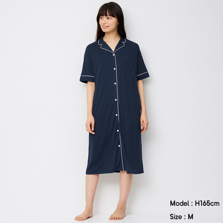 ハニーブレンドパジャマワンピース 半袖 X Gu ジーユー 公式通販オンラインストア