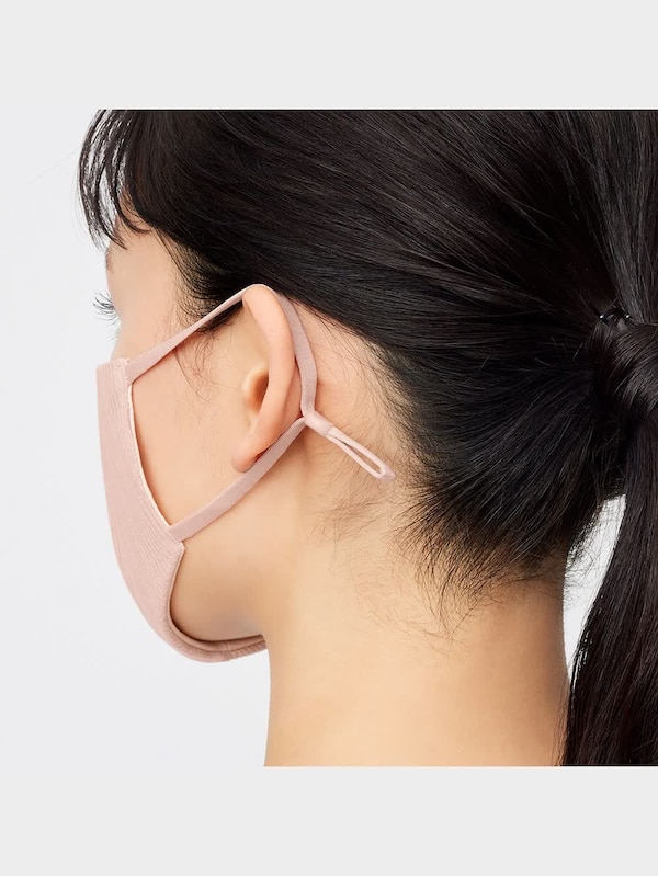 高機能フィルター入りFASHION MASK(STYLE DRY素材使用)レーシーリブ