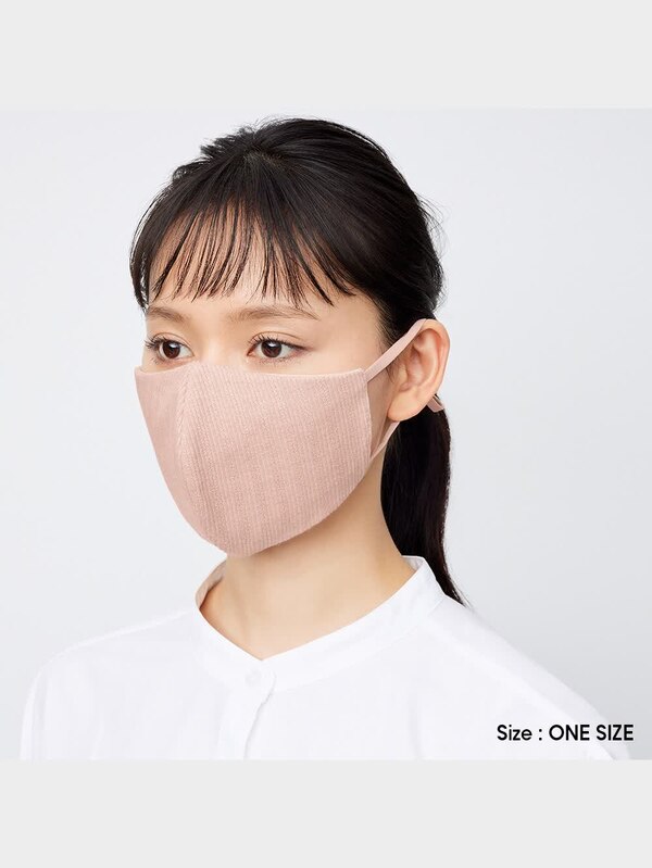 高機能フィルター入りFASHION MASK(STYLE DRY素材使用)レーシーリブ