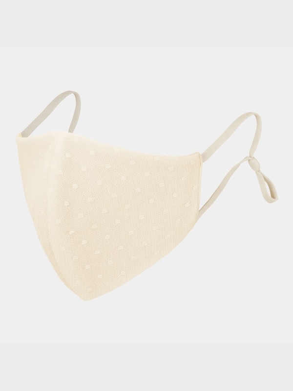 高機能フィルター入りFASHION MASK(STYLE DRY素材使用)ドットチュール