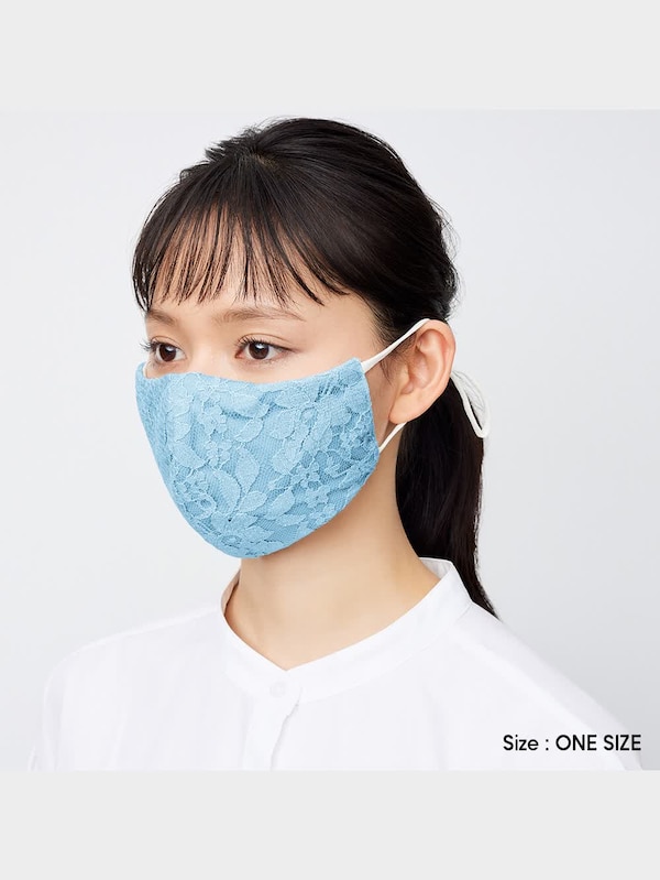 高機能フィルター入りFASHION MASK(STYLE DRY素材使用)レース