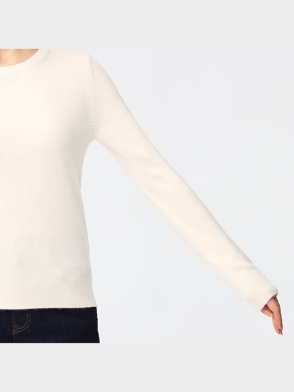 ソフトリッチクルーネックセーター(長袖)