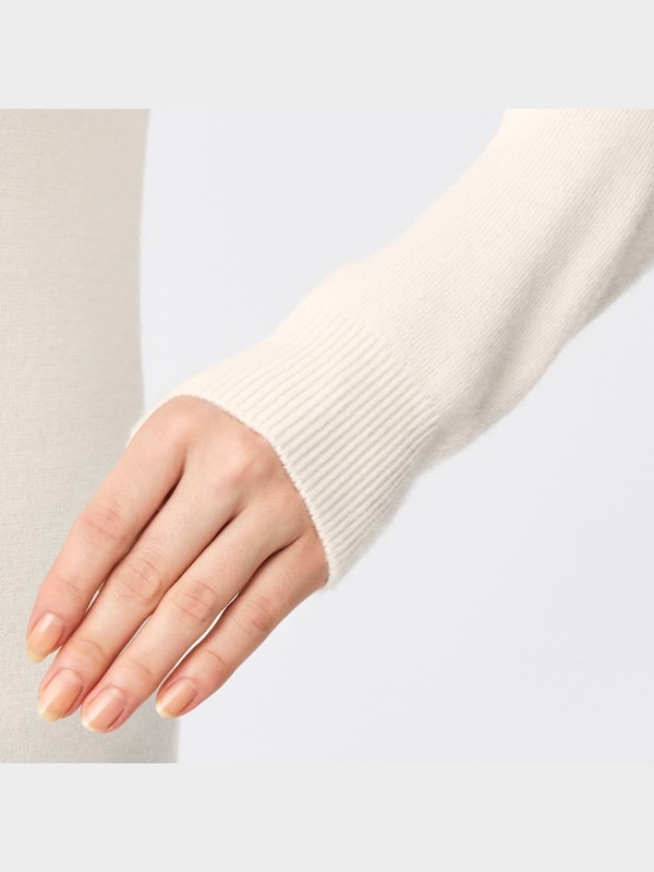 ソフトリッチクルーネックセーター(長袖)