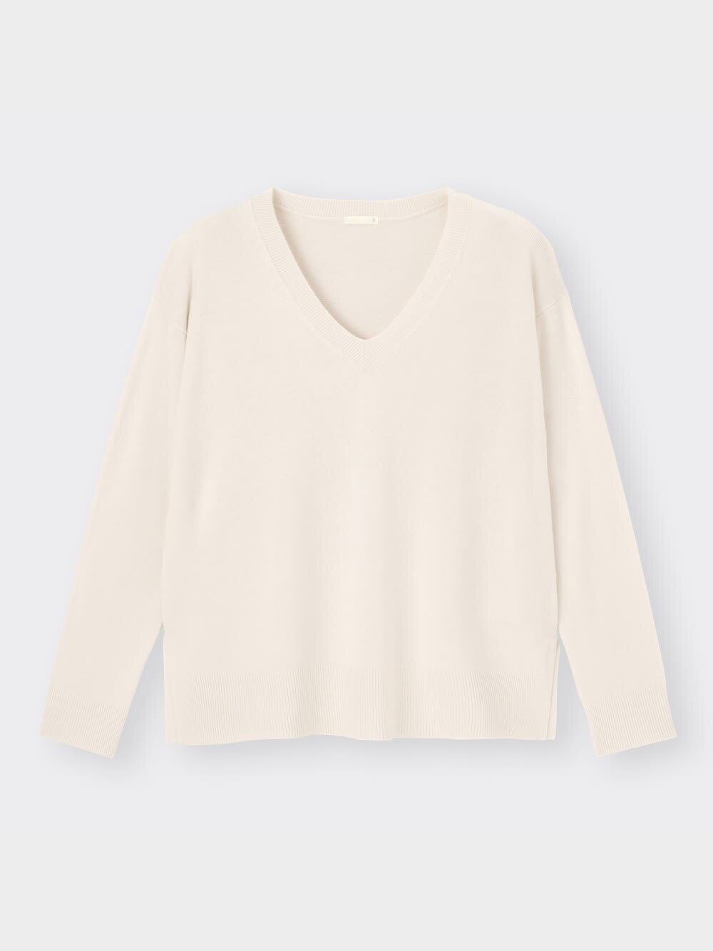 GU公式 | ソフトリッチVネックセーター(長袖)