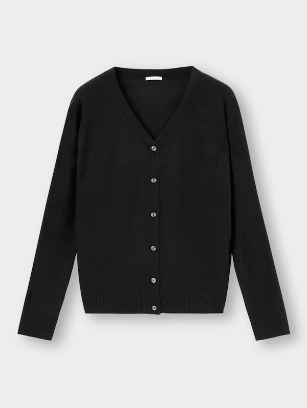 ソフトリッチVネックカーディガン(長袖)