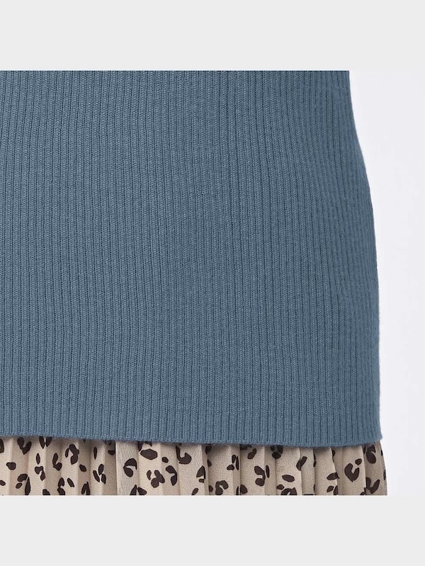 リブハイネックセーター(長袖)