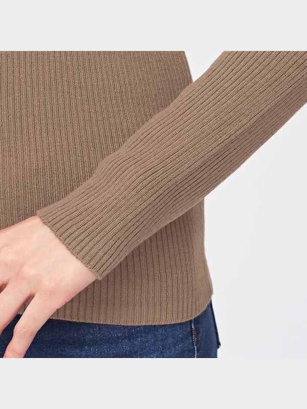 リブタートルネックセーター(長袖)