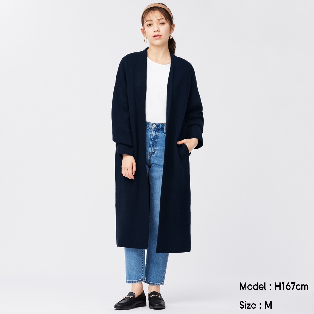 （GU）ニットロングガウン(長袖)のサムネイル