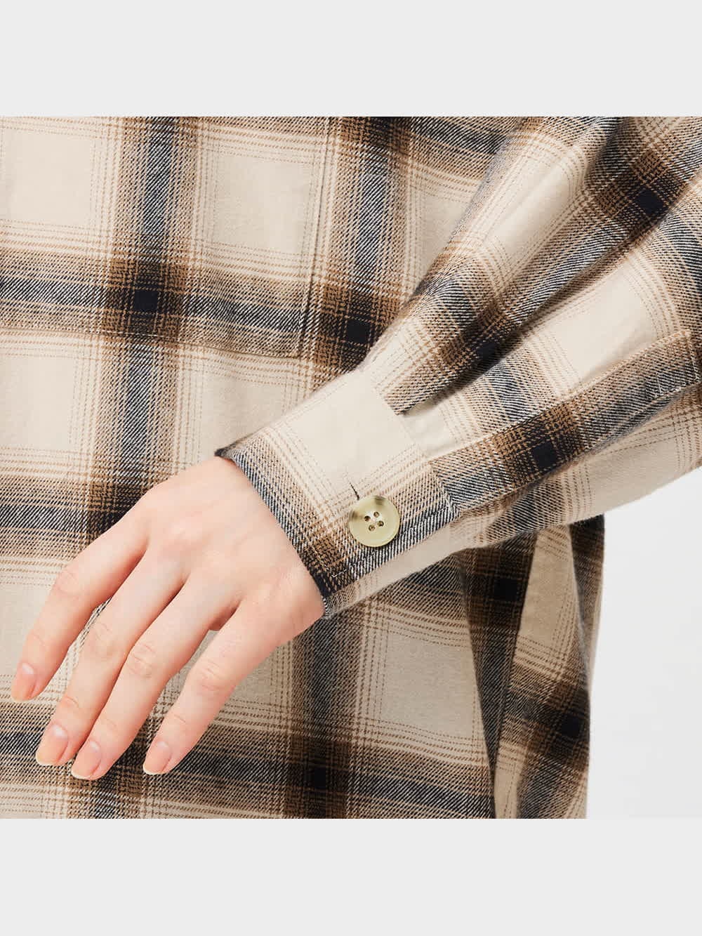 sya様確認用　ご当地ストラップ　10個 GU公式 | フランネルオーバーサイズシャツ(長袖)(チェックC)+X