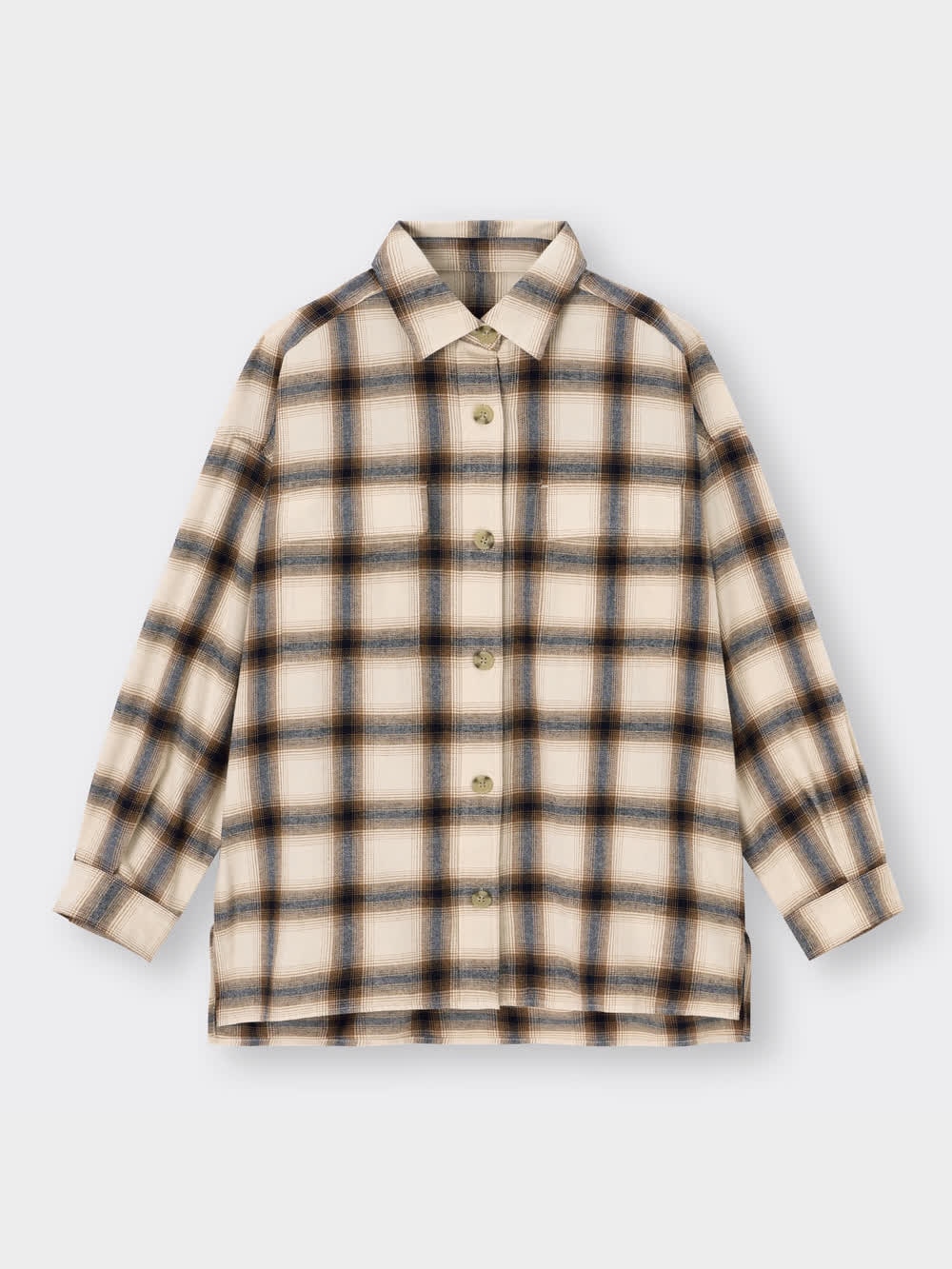 sya様確認用　ご当地ストラップ　10個 GU公式 | フランネルオーバーサイズシャツ(長袖)(チェックC)+X