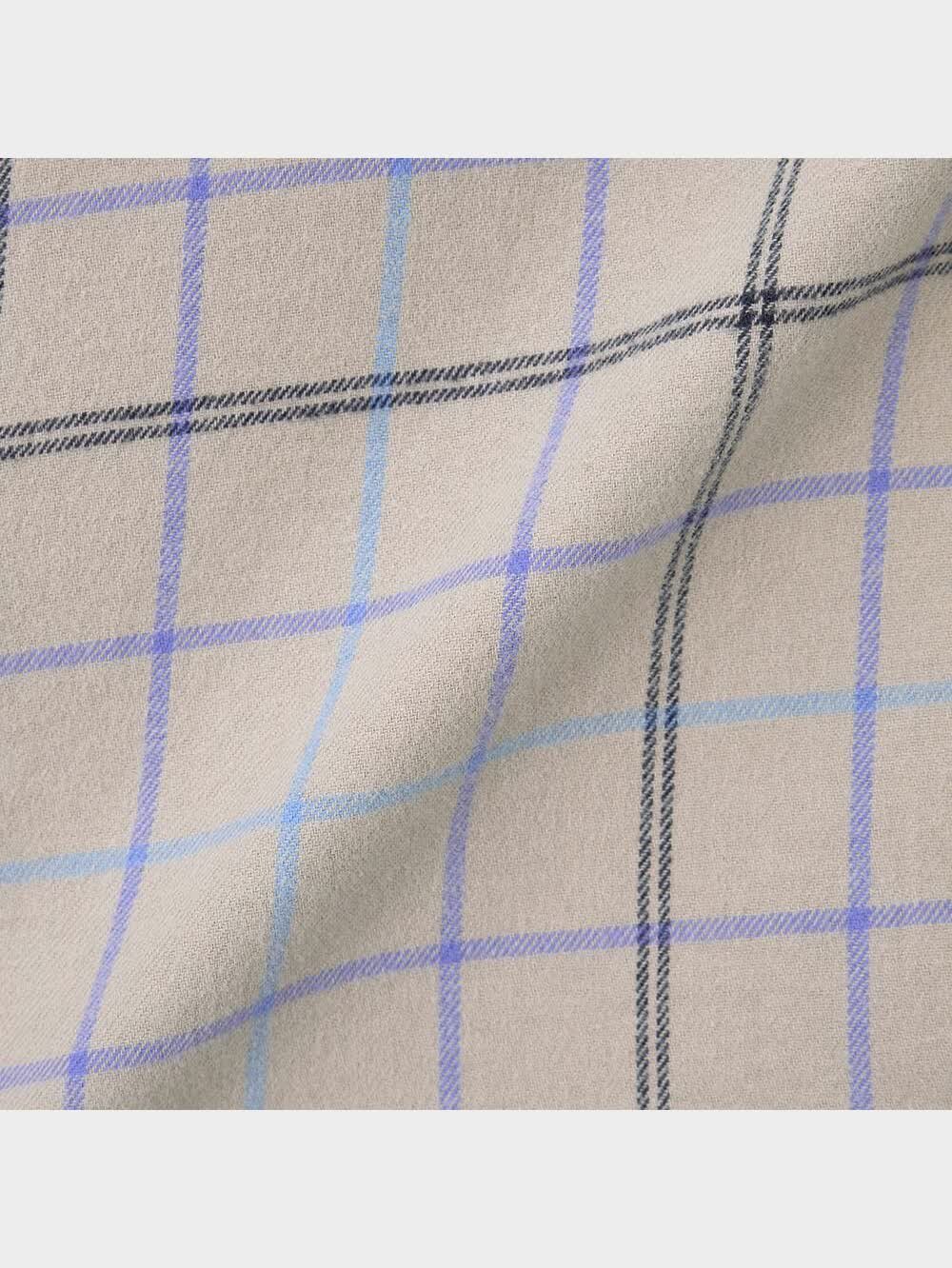 GU公式 | フランネルオーバーサイズシャツ(長袖)(チェックE)+EC