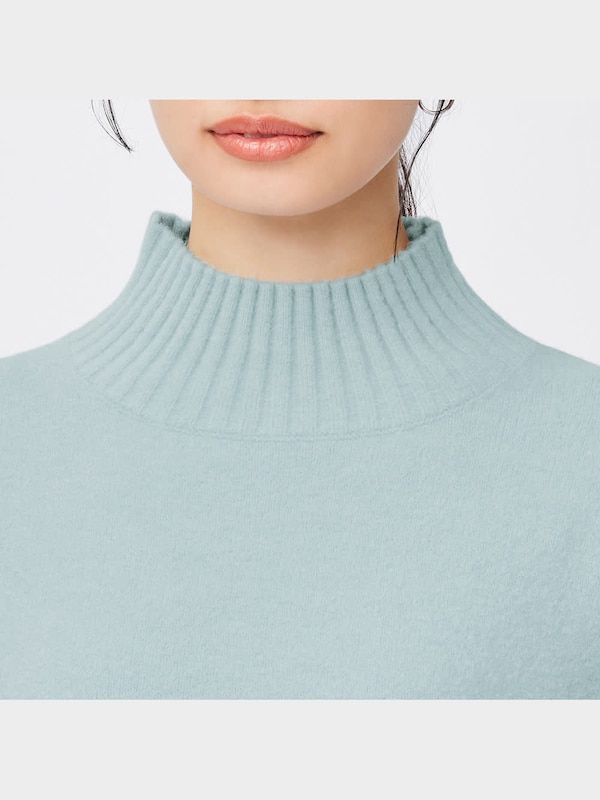 パフィータッチオーバーサイズハイネックチュニック(長袖)