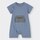 BABY(NEWBORN)カバーオール(半袖)(ポケット)+E-BLUE